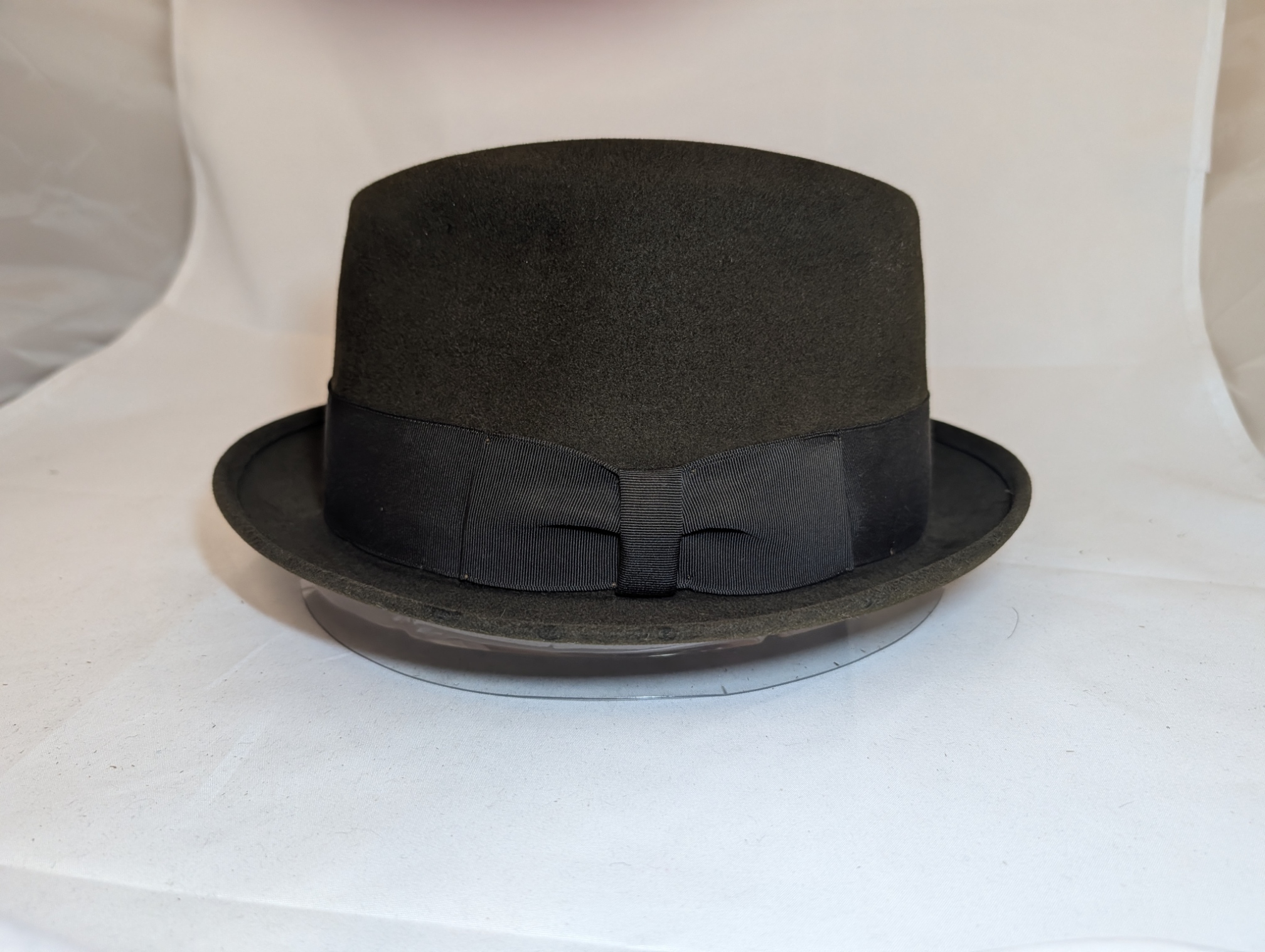 Vintage Caxton Fifth Avenue Beaver Quality Fedora Hat Size 7 1/8 1940s-50s